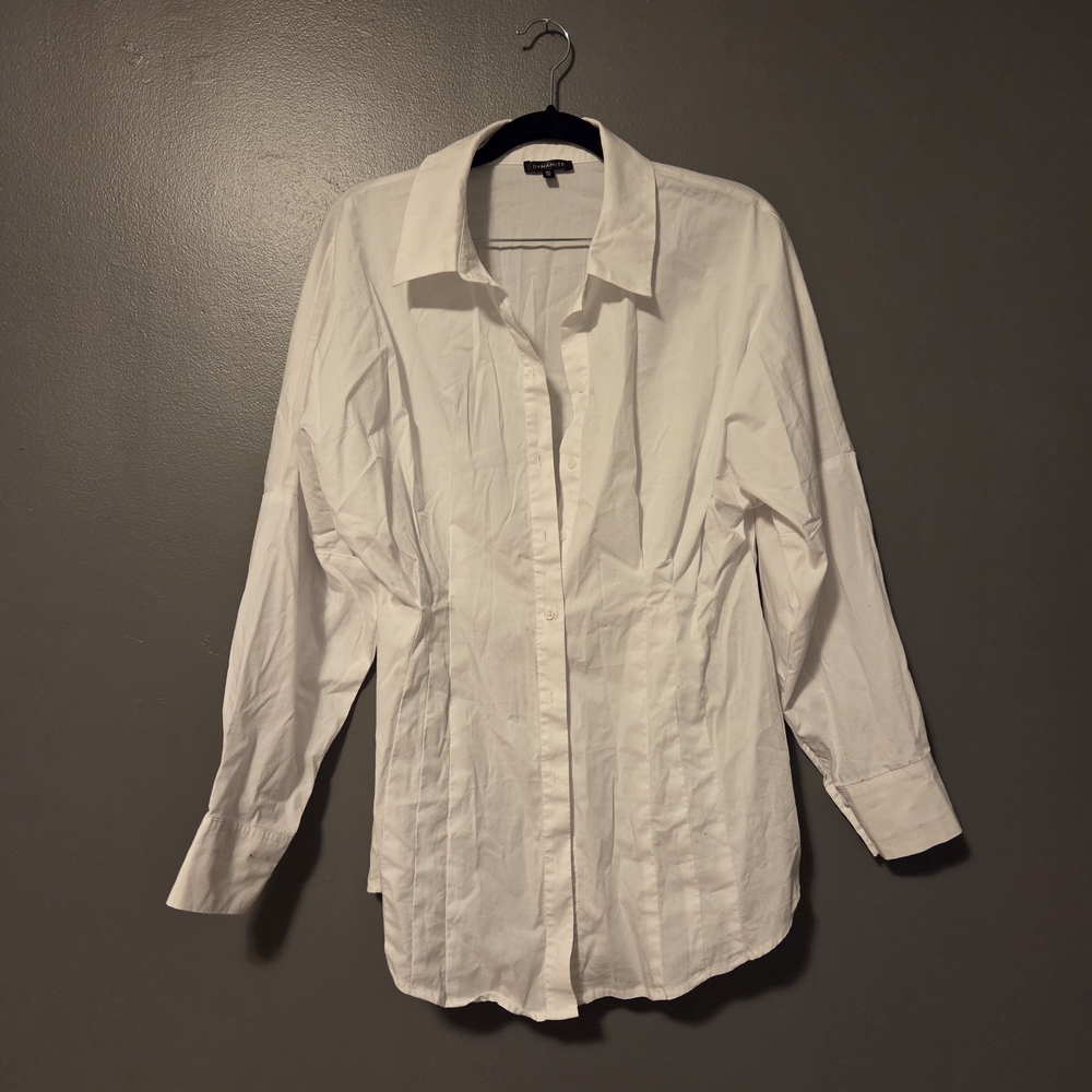 Dynamite Crisp White Dress Shirt